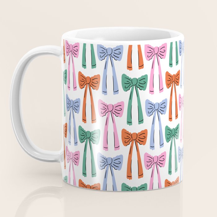 Coquette colorful bows Coffee Mug Gallery Image 3