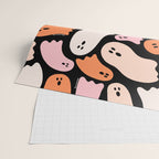 Ghost Print in Black Wrapping Paper Gallery Image 2