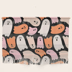 Ghost Print in Black Wall Hanging Gallery Image 1