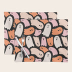 Ghost Print in Black Placemat Gallery Image 1