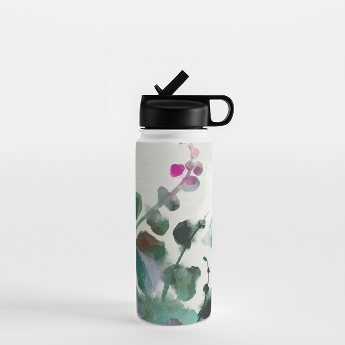 floral abstract summer autumn Water Bottle Gallery Image 1
