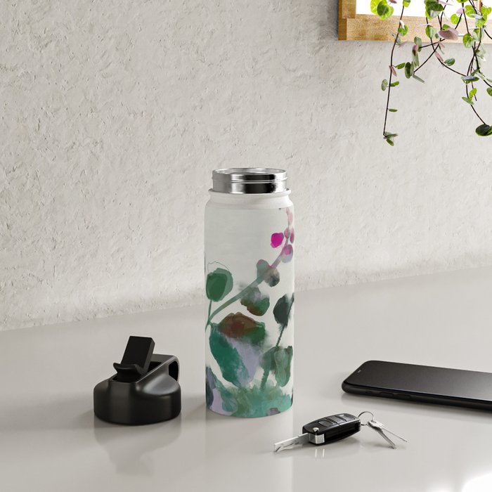 floral abstract summer autumn Water Bottle Gallery Image 5