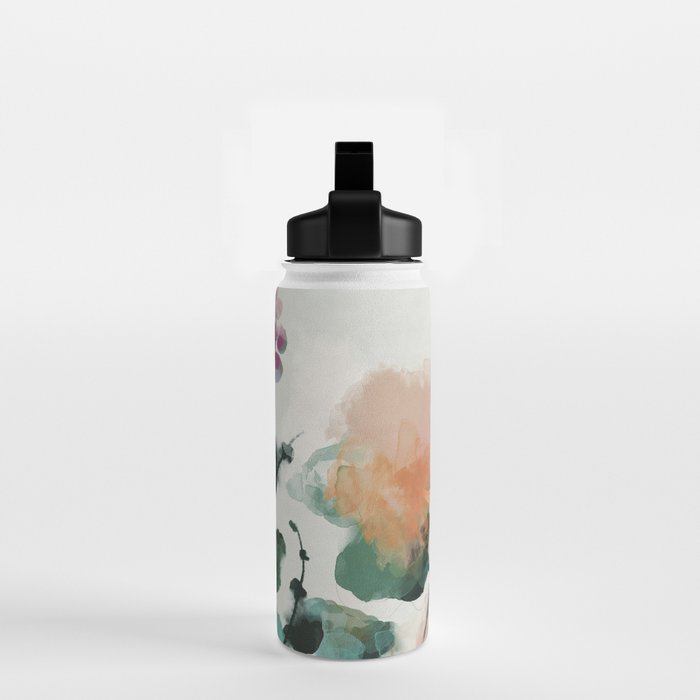 floral abstract summer autumn Water Bottle Gallery Image 2