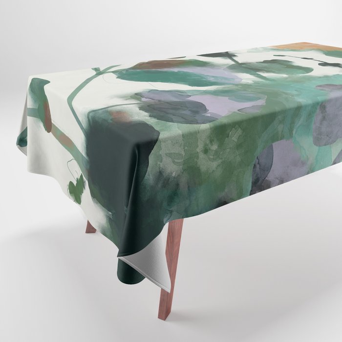 floral abstract summer autumn Tablecloth Gallery Image 1