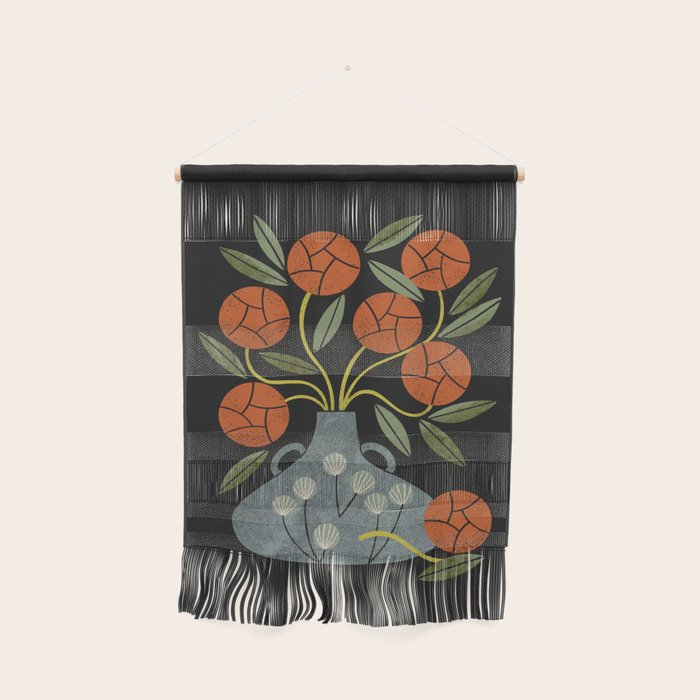 Roses and Blue Vase Wall Hanging Gallery Image 1