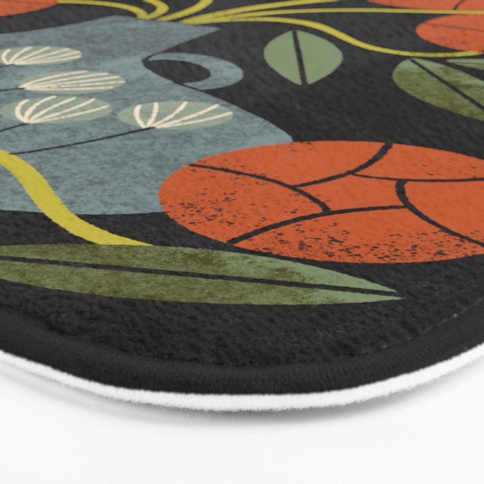 Roses and Blue Vase Bath Mat Gallery Image 3