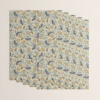 Tudor Owls in Grey Wrapping Paper Gallery Image 3