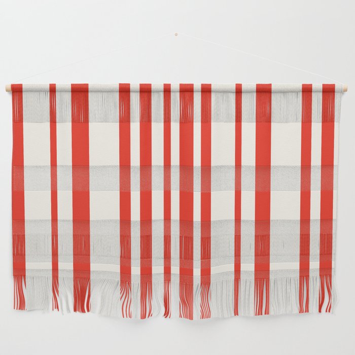 Classic Stripes I - Red & White Candy Cane Wall Hanging Gallery Image 1