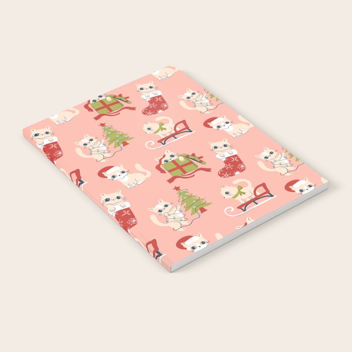 Cute Christmas Cats Notebook Gallery Image 2