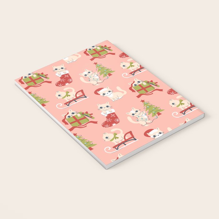 Cute Christmas Cats Notebook Gallery Image 3