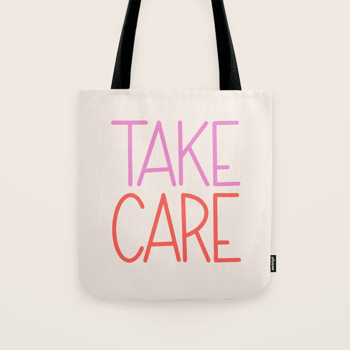 Take Care Tote Bag Gallery Image 1