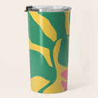 Midcentury Hibiscus 2 Travel Mug Gallery Image 3