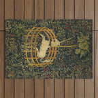The Unicorn in Captivity Outdoor Rug Gallery Image 1