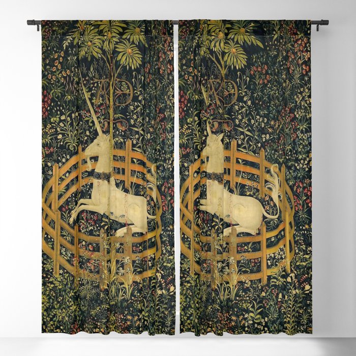 The Unicorn in Captivity Window Curtain Gallery Image 5