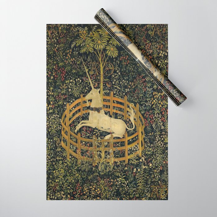 The Unicorn in Captivity Wrapping Paper Gallery Image 1