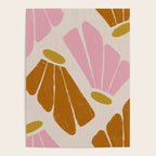 Matisse Inspired Floral Pink Orange Beige  Poster Gallery Image 4