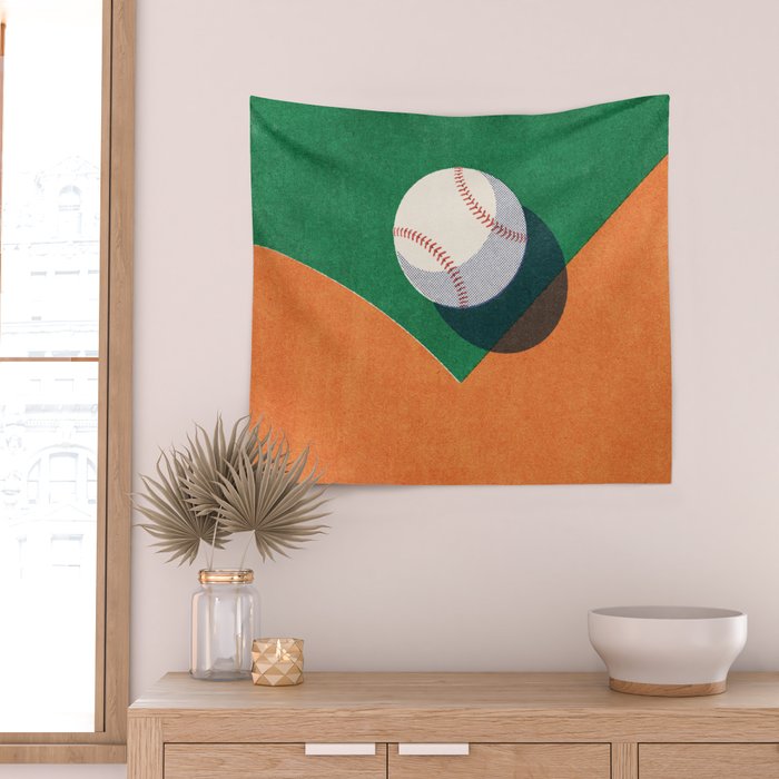 BALLS / Baseball II Wall Tapestry Gallery Image 2