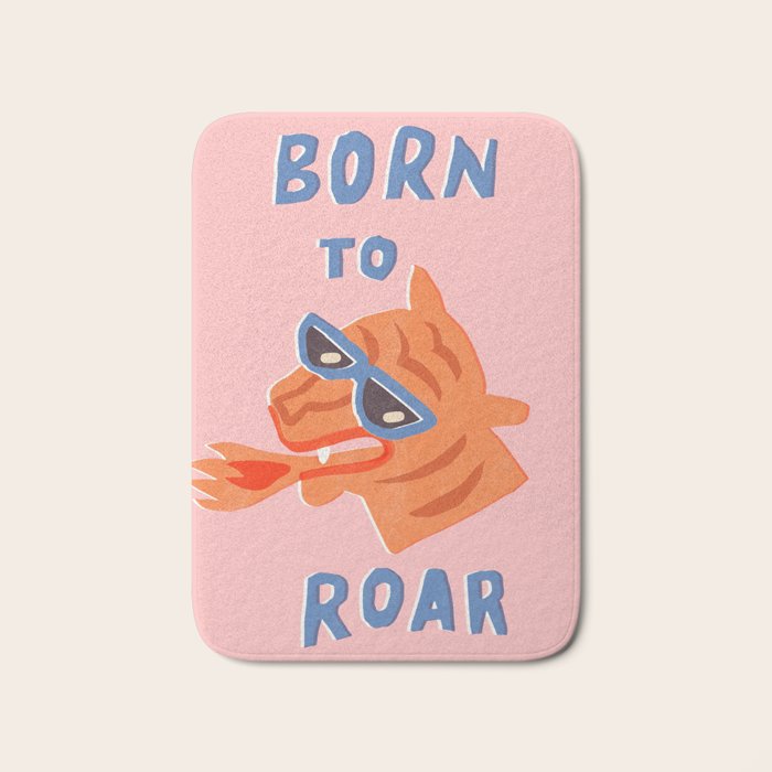 Born to roar Bath Mat Gallery Image 1