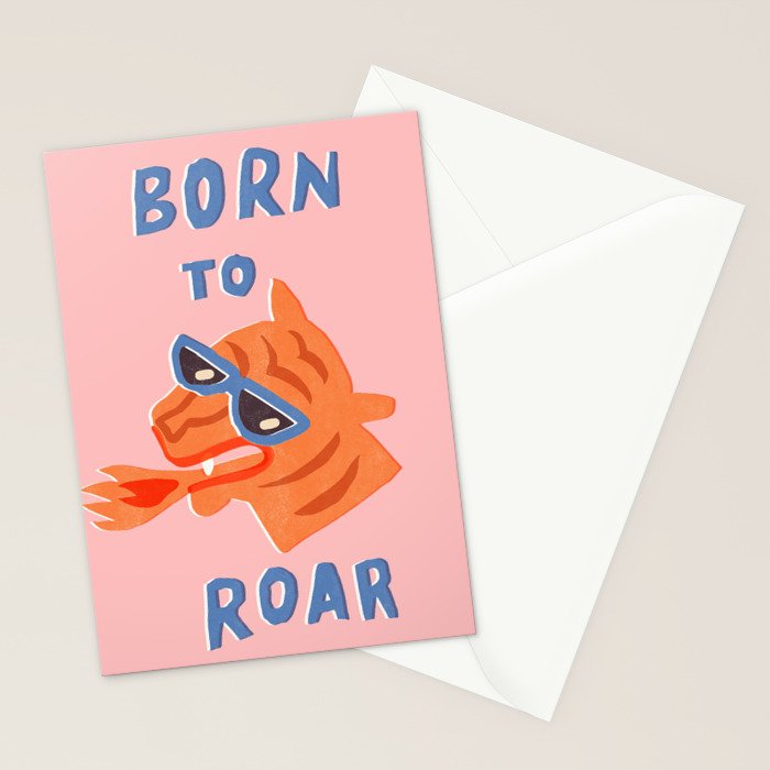 Born to roar Stationery Card Gallery Image 2