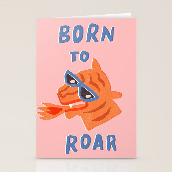 Born to roar Stationery Card Gallery Image 2