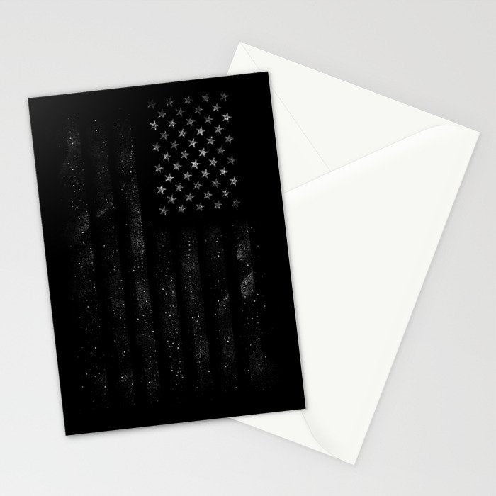 American Flag Stationery Card Gallery Image 2