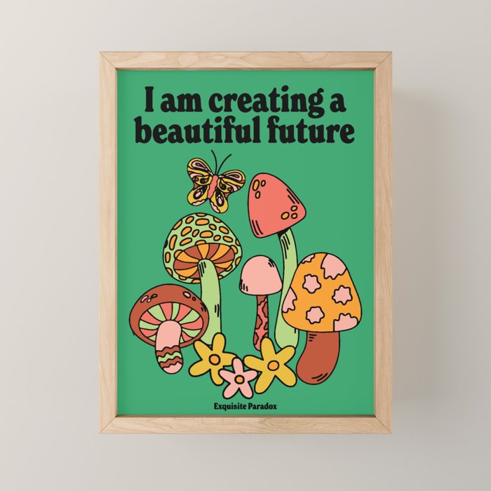 BEAUTIFUL FUTURE Mini Art Print Gallery Image 1