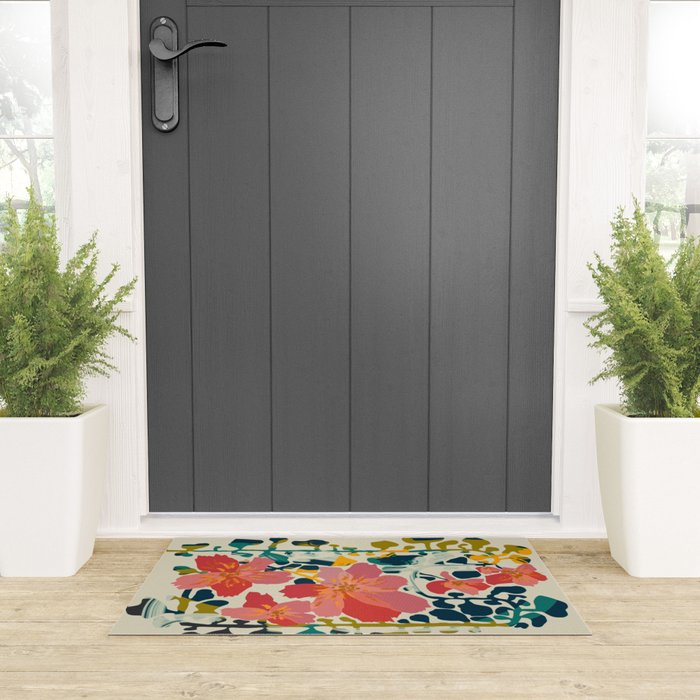 colorful orchid Welcome Mat Gallery Image 3