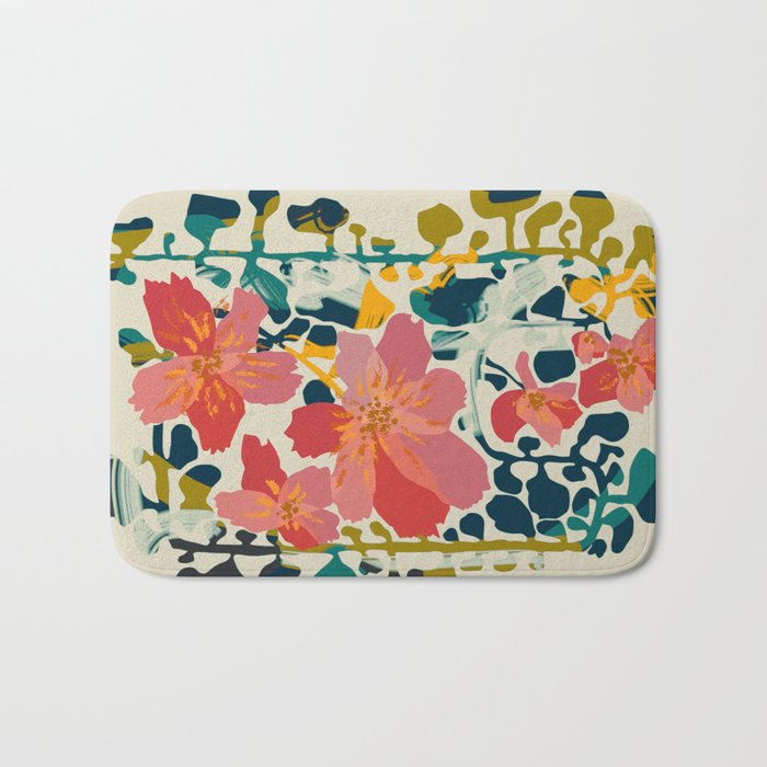 colorful orchid Bath Mat Gallery Image 1