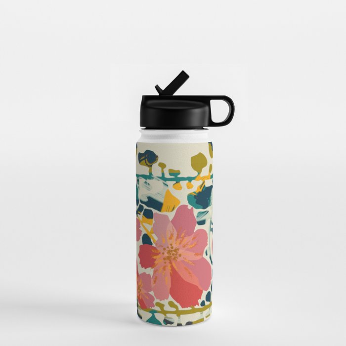 colorful orchid Water Bottle Gallery Image 1
