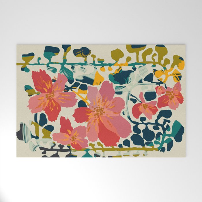 colorful orchid Welcome Mat Gallery Image 1