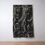 Minimal Sea Life 1 Window Curtain Gallery Image 3