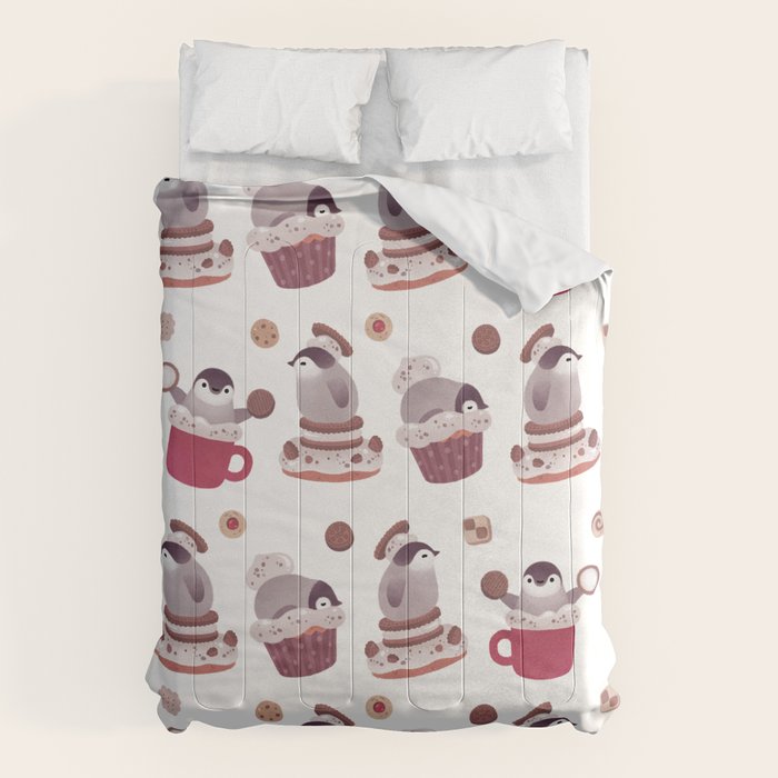 Cookie & cream & penguin Comforter Gallery Image 1
