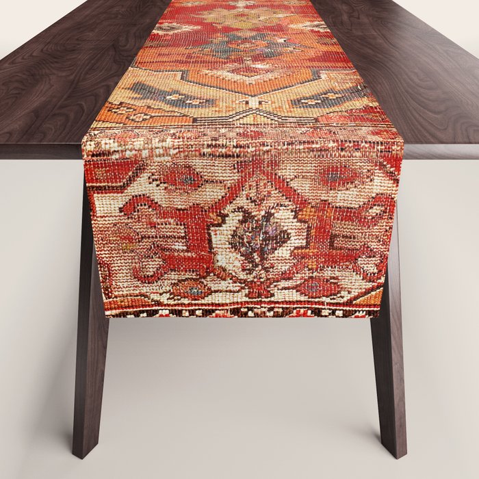 Transylvanian West Anatolian Carpet Print Table Runner Gallery Image 1