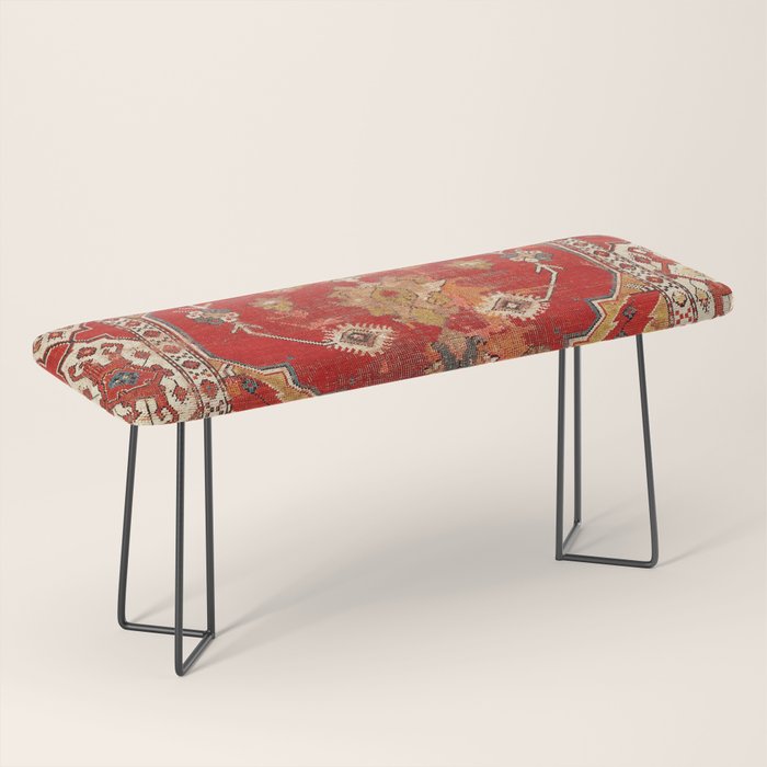 Transylvanian West Anatolian Carpet Print Bench Gallery Image 1