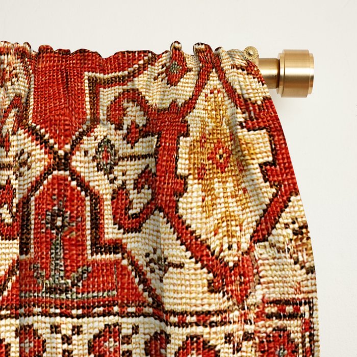 Transylvanian West Anatolian Carpet Print Window Curtain Gallery Image 2