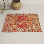 Transylvanian West Anatolian Carpet Print Rug Gallery Image 1
