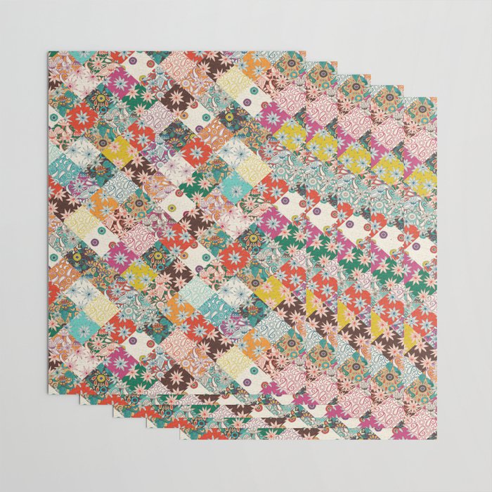 sarilmak patchwork Wrapping Paper Gallery Image 3