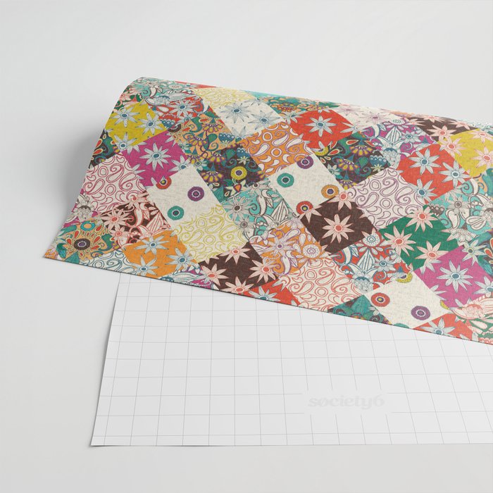 sarilmak patchwork Wrapping Paper Gallery Image 2