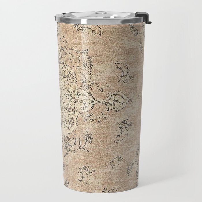 Heritage Vintage Rug Design Travel Mug Gallery Image 2