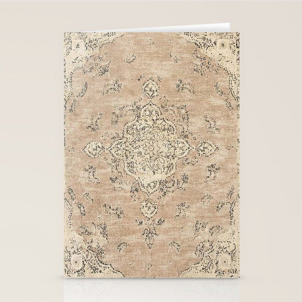Heritage Vintage Rug Design Stationery Card Gallery Image 1