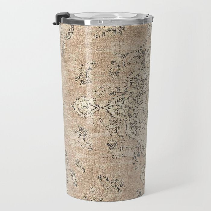 Heritage Vintage Rug Design Travel Mug Gallery Image 3