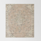 Heritage Vintage Rug Design Throw Blanket Gallery Image 2