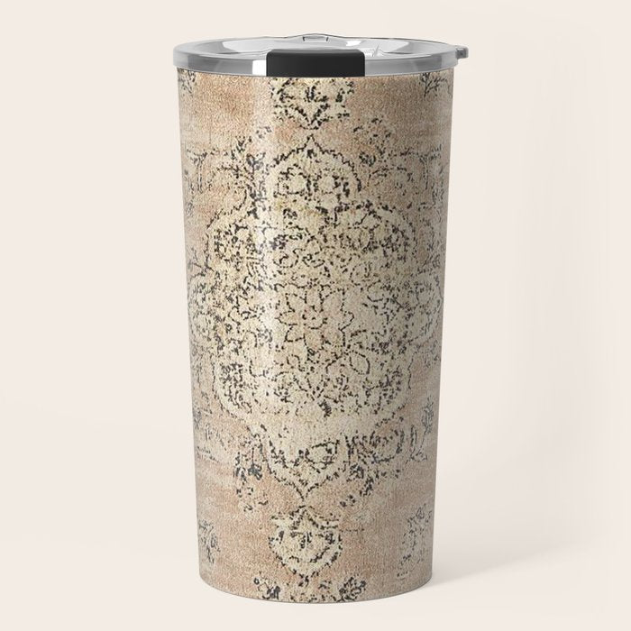 Heritage Vintage Rug Design Travel Mug Gallery Image 1