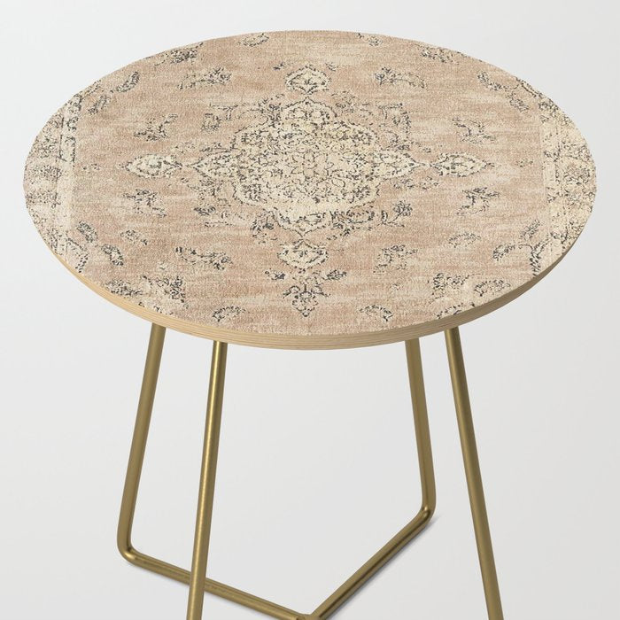 Heritage Vintage Rug Design Side Table Gallery Image 2