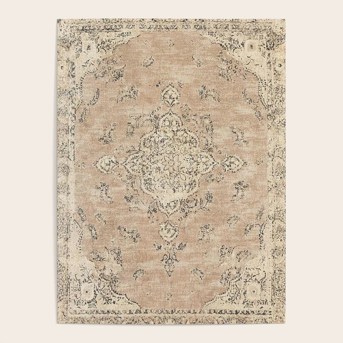 Heritage Vintage Rug Design Poster Gallery Image 4
