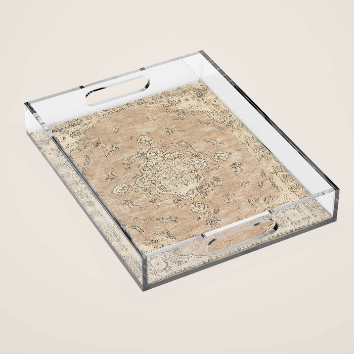 Heritage Vintage Rug Design Acrylic Tray Gallery Image 1