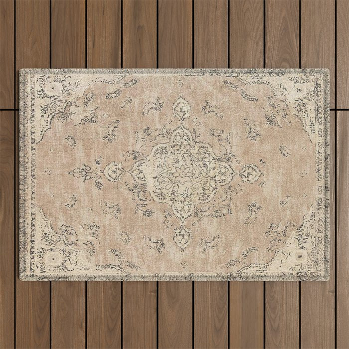 Heritage Vintage Rug Design Outdoor Rug Gallery Image 1