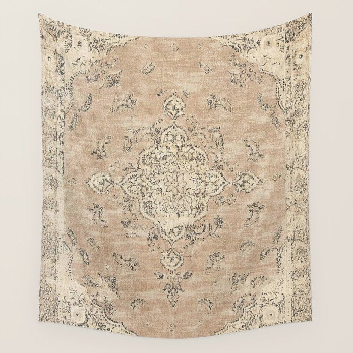 Heritage Vintage Rug Design Wall Tapestry Gallery Image 1