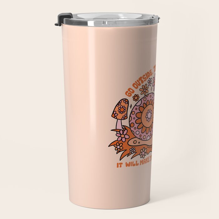Go Outside Travel Mug Gallery Image 3