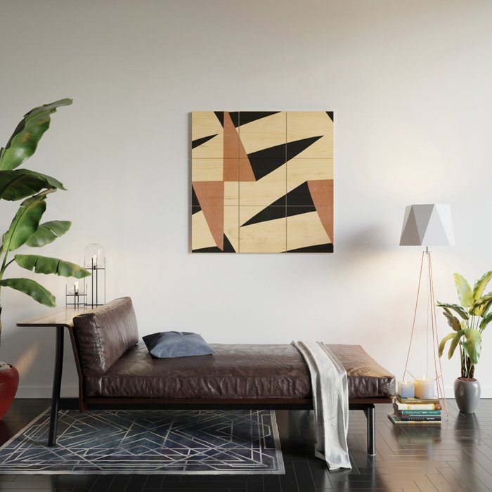 Abstract E019 Wood Wall Art Gallery Image 2